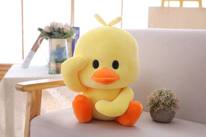 cute saluting duck plushie