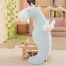 Load image into Gallery viewer, Get this cute blue unicorn plushie for your friends who need or will love them.
