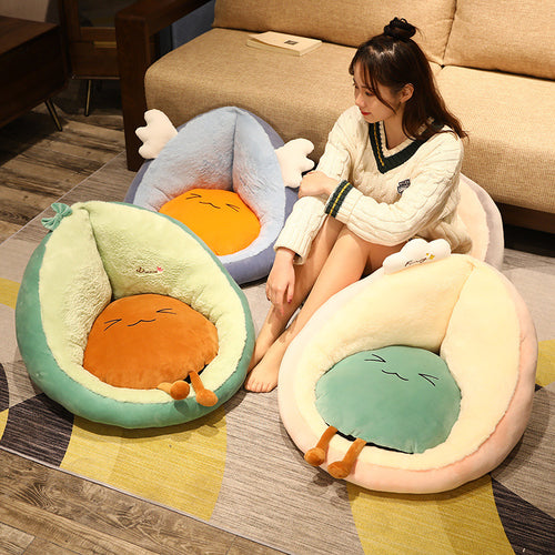 cute mini sofa comes with the shape of avocado, cloud and crown