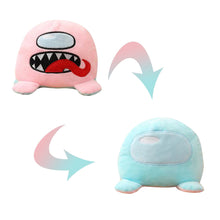 Load image into Gallery viewer, pink and light blue cute reversible flip plushie