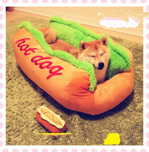 Cute Hotdog Plushie For Pet Dogs