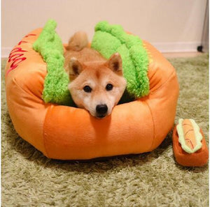 Cute Hotdog Plushie For Pet Dogs