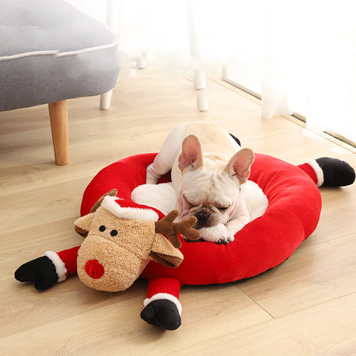 Cute Reindeer Pet Bed Plushie