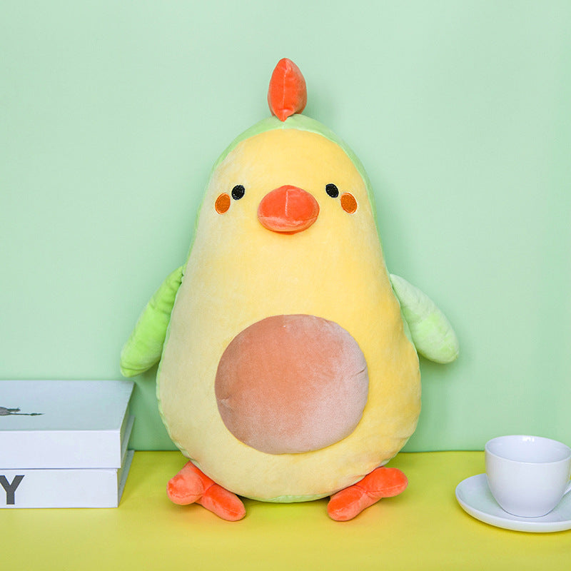 Cute Avocado Chicken Plushie