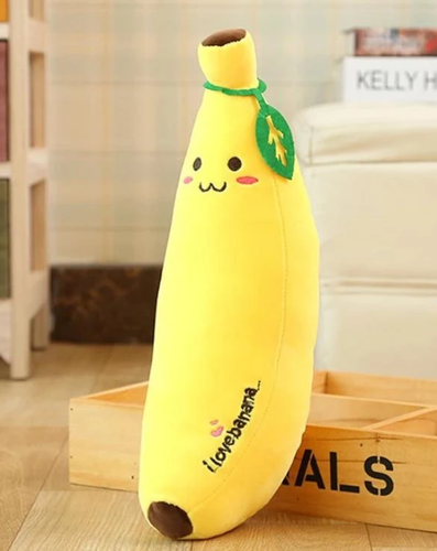 cute and soft banana plushie