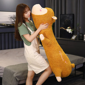 huggable huge alpaca plush toy that is your perfect napping companion