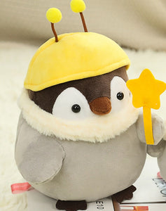 Kawaii Penguin Stuffed Plush Doll Pendant Cosplay Rabbit&Panda&Tiger Toy Baby Soft Animal Penguin Doll Kids Girl Birthday Gift