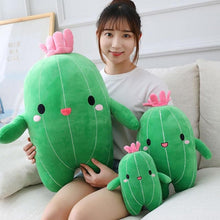 Load image into Gallery viewer, Kawaii Flower Plant Cactus Plush Toy Triver Stuffed Doll Pillow Cushion Bolster Kids Children Boy Girl Gift Room Bedroom Decor