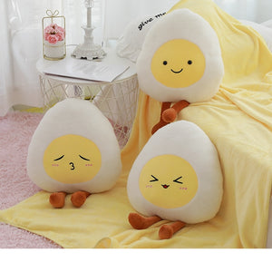 This cute egg plushie is poaching the best yolks of all!