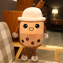 Load image into Gallery viewer, smiley cute bubble milk tea plush