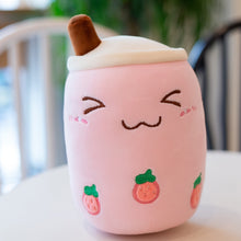 Load image into Gallery viewer, Cute Fruity Boba Tea Plushie