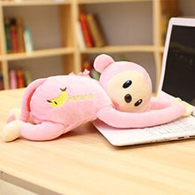 Load image into Gallery viewer, Red Ass Monkey Toy Hand Tissue Box Holder Sexy Long Arms Gibbon Pink Brown Monkeys Car Home Decor Plushie Kids Gift 43cm