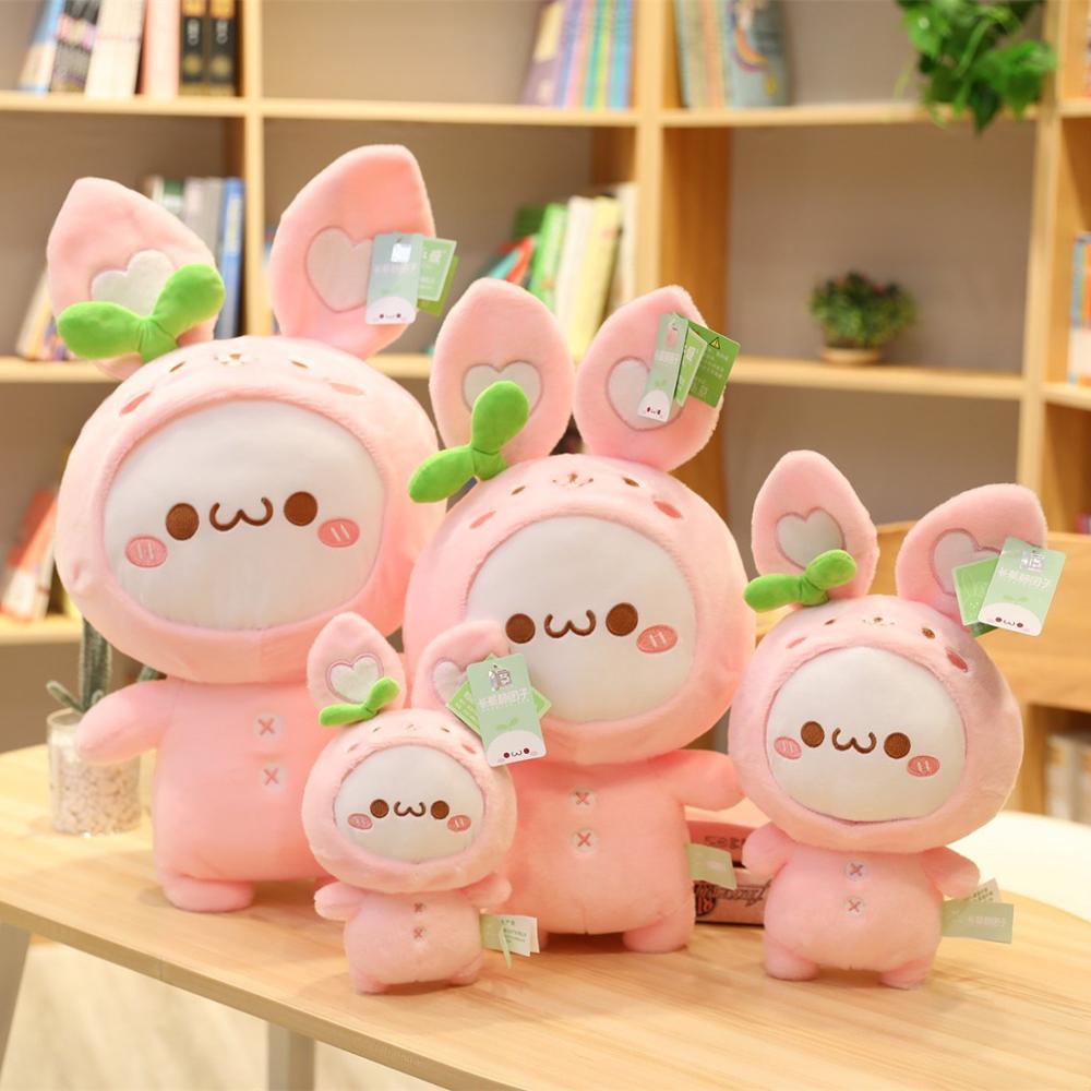 Dumplings family decided to go for pink rabbit today. Aren't they way too cute?