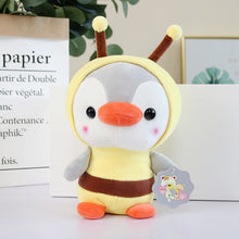 Load image into Gallery viewer, cute penguin bee plushie