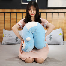 Load image into Gallery viewer, Our cute plushie bolster is soft and flexible.