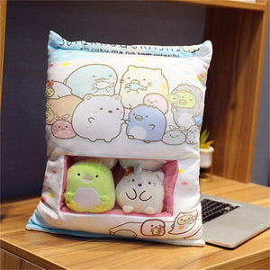 Copy of A Plushie Bag Pudding Toys Totoro Dinosaur Plush Toys Stuffed Soft Cute Animals Pillow Dolls for Children Kids Fashion Gifts