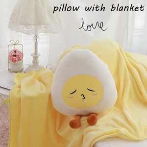 Cute Egg Plushie with Blanket