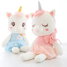 Load image into Gallery viewer, blue and pink unicorn plushies