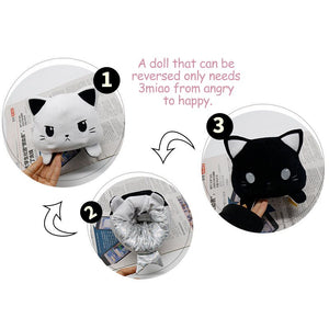 Dropshiping Flip Two-Sided Plush Stuffed Doll Toys Cat Plush Animals Double-Sided Flip Doll Peluches Cute Toy Dog For Kids Gifts