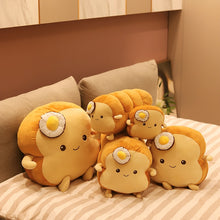 Load image into Gallery viewer, Grab this cute toast plushie for your bread-lover friends! 