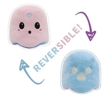Load image into Gallery viewer, cute light pink reversible ghost soft toy is your best companion