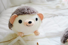 Load image into Gallery viewer, smiley cute little hedgehog stuffed animal perfect cuddle toy for kids