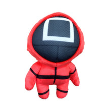 Load image into Gallery viewer, Squid Game Plush Toy Kawaii Peluche Stuffed Doll Korean Funny Cartoon Squid Game Character Toys Halloween Christmas Kids Gifts