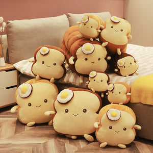 A family of cute bread plushie! How adorableb for this lack friday sales plushies
