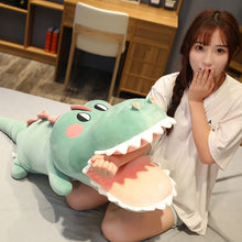 Load image into Gallery viewer, pink alligator/crocodile plushie