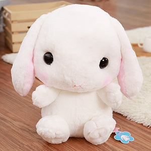 white stuffed bunny cute backpack