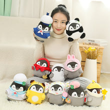 Load image into Gallery viewer, Kawaii Penguin Stuffed Plush Doll Pendant Cosplay Rabbit&amp;Panda&amp;Tiger Toy Baby Soft Animal Penguin Doll Kids Girl Birthday Gift