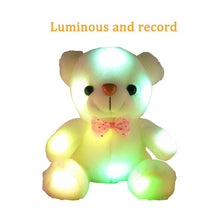 Load image into Gallery viewer, Cute Luminating/ Recording Teddy Bear Plushie 22CM