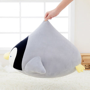 Metoo Plush Penguin Pillow Dolls Soft Stuffed Cartoon Animal Dolls Cushion New Design Gifts for Kids Girls 30*36cm