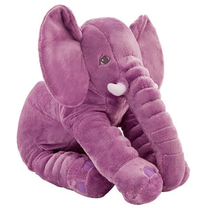 cute elephant plush in purple