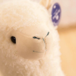 cute llama alpaca sheep stuffed animals plush toys for kids pink red purple green brown white gift valentine love