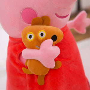 20/30//50/60cm Peppa pig George Family Plush Toy Stuffed Doll Party Decorations Peppa pig Ornament Keychain Kids Christmas Gifts
