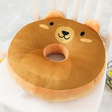Load image into Gallery viewer, Donut Animals Pillows Stuffed Round Food Plush Pillow Seat Cushion Decor Rabbit Pig Bear Penguin Chick Panda Dog Koala