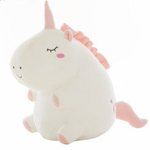 Load image into Gallery viewer, white and pink fat unicorn
