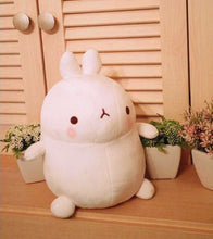 Load image into Gallery viewer, cute molang rabbit plushie white and round available in three sizes