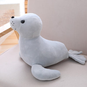 Miaoowa 1pc 35cm Cute Stuffed Sea Lion Plush Toy Soft Pillow Kawaii Cartoon Animal Seal Toy Doll for Kids Lovely Chilren's Gift