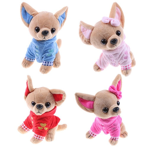 This cute chihuahua puppy plushie is way too adorable. Not forgiven for being so cute. 