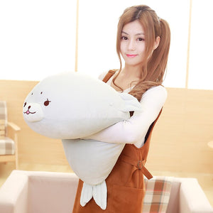 Sea World Animal Sea Lion Doll Seal Plush Toy Baby Sleeping Pillow Kids Stuffed Toys Gift