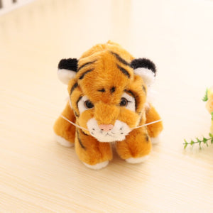 brown tiger cub plushie with cute expression for your tiger king dream