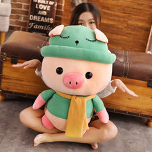 Load image into Gallery viewer, big green pig plushie