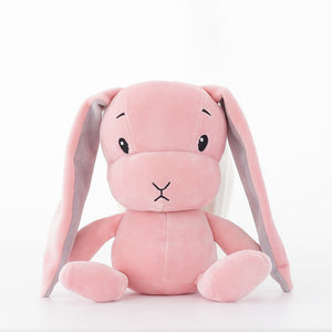 cute pink rabbit plush toy