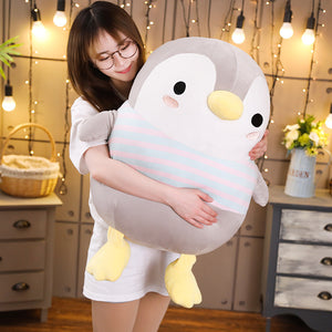 This cute grey penguin plushie is just way too adorable to resist.
