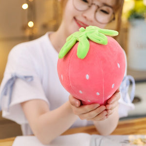Can I give you this strawberry plushie?