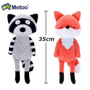 35cm Metoo Cute cartoon Stuffed animals plush toys doll fox raccoon koala dolls for kids girls Birthday Christmas child gift