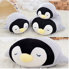 Load image into Gallery viewer, Metoo Plush Penguin Pillow Dolls Soft Stuffed Cartoon Animal Dolls Cushion New Design Gifts for Kids Girls 30*36cm