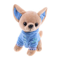 Load image into Gallery viewer, Cute blue chihuahua plushie